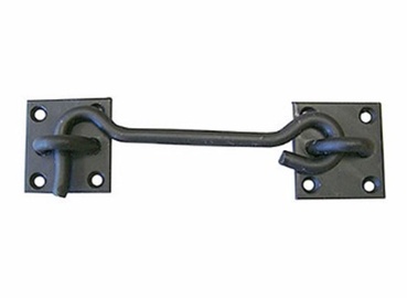 Durvju aizsargplāksnīte 03, melna, 150 mm x 50 mm