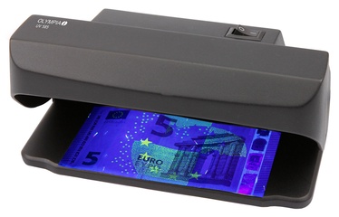 Ультрафиолетовый детектор валют Olympia, ультрафиолетовый, черный