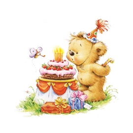 Popierinės servetėlės Teddy SDOG009501, 33 x 33 cm, 20 vnt.