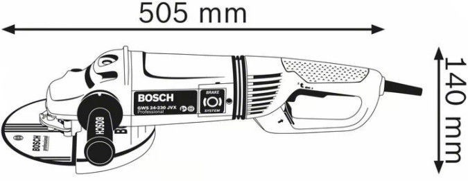 Аккумуляторная угловая шлифовальная машина Bosch