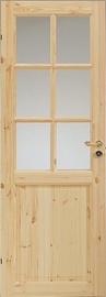 Дверь внутреннее помещение Swedoor Diamante, правосторонняя, сосновый, 210 x 90 x 4 см