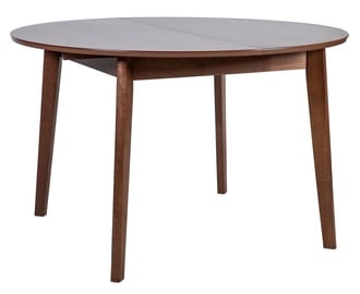Обеденный стол c удлинением Home4you Adele 21911, коричневый, 1200 - 1500 мм x 1200 мм x 750 мм