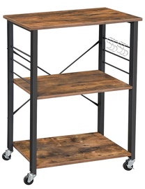 Songmics Kitchen Storage Rack Brown/Black