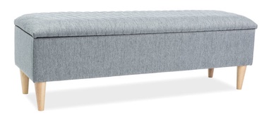 Pufas Signal Meble Azurro Grey, 129x40x45 cm