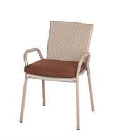 Dārza krēsls Masterjero Pėdos smėlyje, bēša, 60 cm x 55 cm x 80 cm