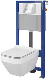 Tualete Cersanit Aqua, ar vāku, 510 mm