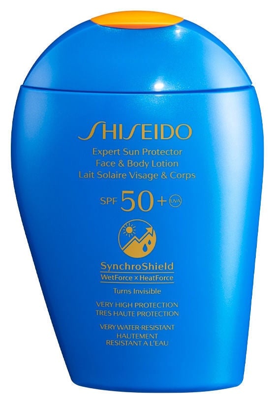 shiseido spf 50 face and body