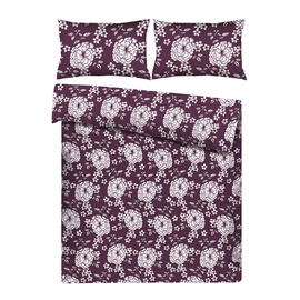 VEĻAS KOMPL 200X220CM HAR/6170 MAROUN (DOMOLETTI)