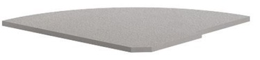 Skyland Imago PC-5.2R Reception Shelf 81.5x77.8x2.2cm Grey