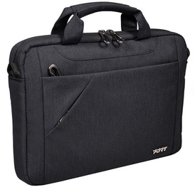 Klēpjdatoru soma Port Designs, melna, 14"