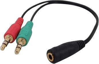 Gembird 3.5mm to 2 x 3.5mm Stereo Plug Adapter