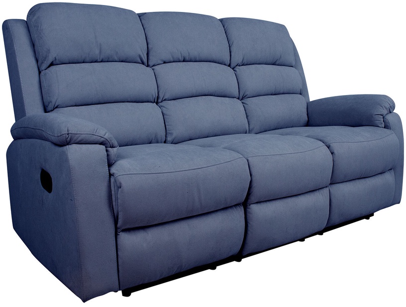 Dīvāns Home4you Manuel 13877, zila, 95 x 185 cm x 103 cm