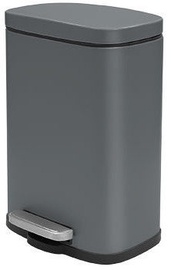 Spirella Akira Waste Bin With Pedal 5l Matt Grey