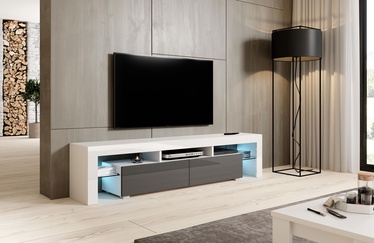 Cama Meble Toro 200 TV Stand White/Grey Gloss