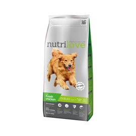 Sausas ėdalas šunims Nutrilove Mature Adult +7, su vištiena, 3 kg