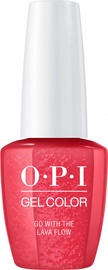 Gēla laka OPI Gel Color Go with the Lava Flow, 15 ml
