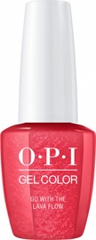 Лак-гель OPI Gel Color Go with the Lava Flow, 15 мл