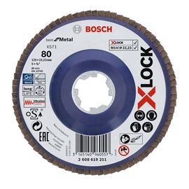 Slīpēšanas disks Bosch, 125 mm x 22.23 mm