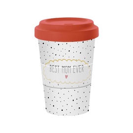 Puodelis su dangteliu Best Mom, 400 ml