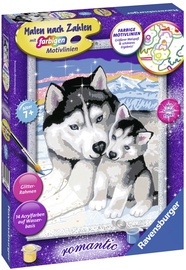 Ravensburger Painting By Numbers Romantic Husky 284795
