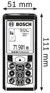 Kaugmõõteseade Bosch GLM 80