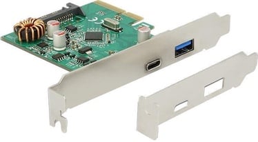 Delock PCIe x4 to USB 3.1 Type-C + Type-A