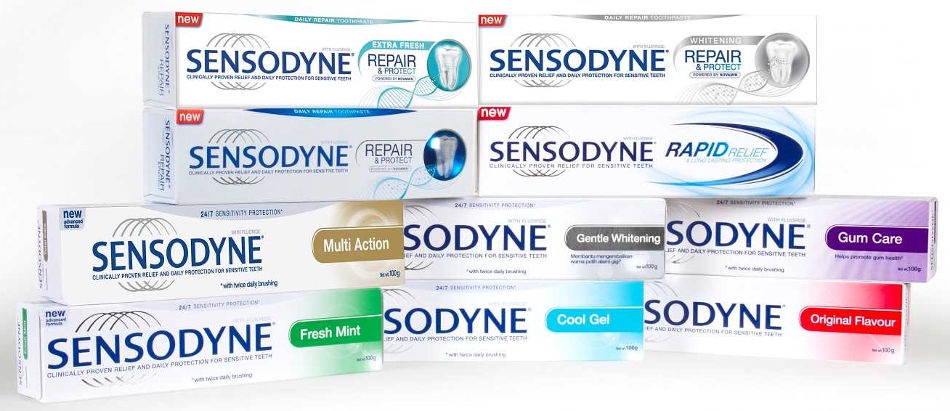 sensodyne whitening gel