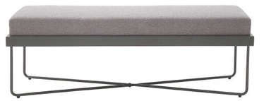 Meise Möbel Metal Bed Bench Light Grey