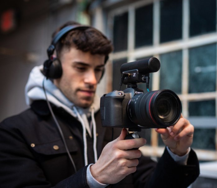 Mikrofonas Sennheiser MKE 400, juoda 