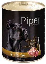Dolina Noteci Piper Animals Wet Dog Food Chicken Hearts And Rice 800g