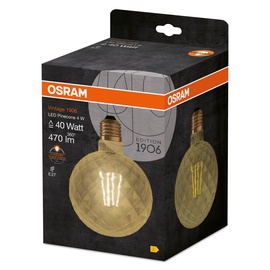 Spuldze Osram LED, E27, balta, E27, 4.5 W, 470 lm