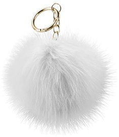 Apgaismojums Beeyo Soft Fluffy Ring The Pompom & Smartphone Finger Holder White/Gold