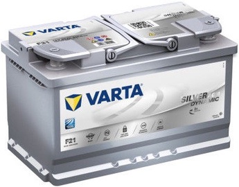 Аккумулятор Varta Silver Dynamic AGM F21, 12 В, 80 Ач, 800 а