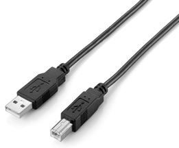 Equip Cable USB to USB Black 1m