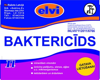 Aizsardzības līdzeklis dziļumgruntis Bactericide, 1 l