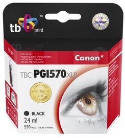 Printera kasetne TB Print PGI-570XL, melna, 24 ml