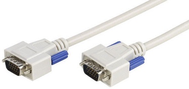 Juhe Vivanco Monitor Connection Cable VGA Grey 1.8m 45445