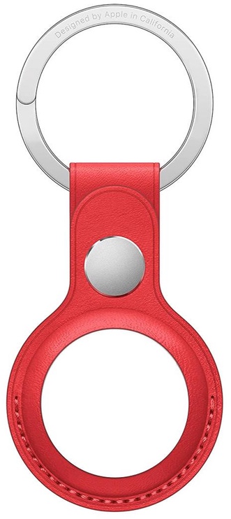 AirTag piekariņš Apple AirTag Leather Key Ring - (PRODUCT)RED