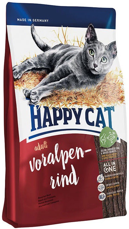 Sausas kačių maistas Happy Cat, jautiena, 0.3 kg