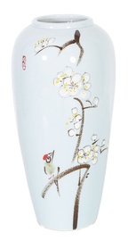Ваза Home4you Yoko Cherry Blossoms Light Blue, 280 мм