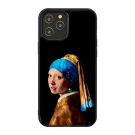 Чехол для телефона iKins Girl with a Pearl Earring Back Case For Apple iPhone 12 Pro Max, Apple iPhone 12 Pro Max, черный