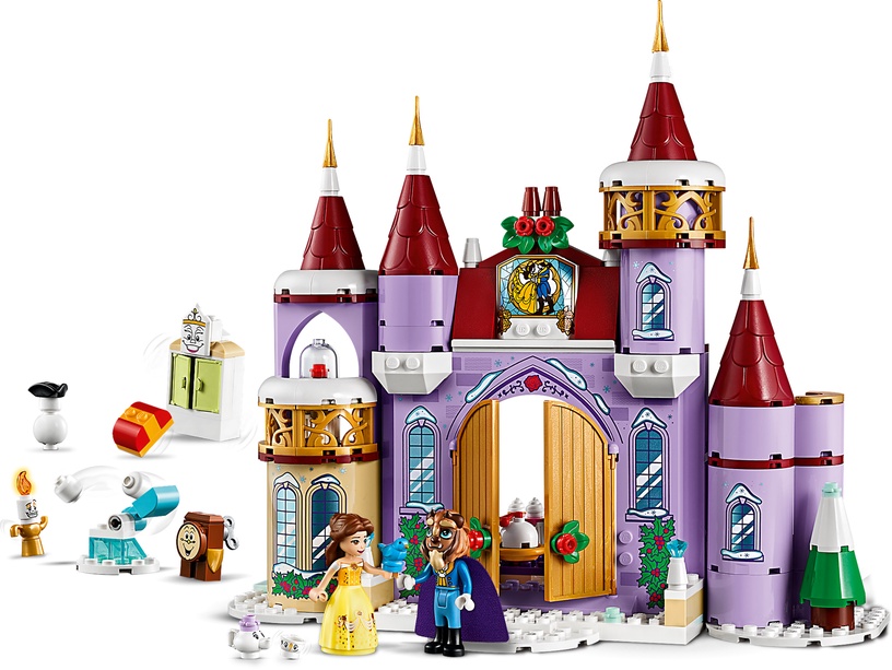 Konstruktor LEGO Disney Princess Talvepidustused Bella lossis 43180, 238 tk