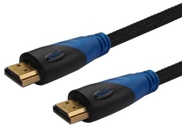 Laidas Savio HDMI - HDMI HDMI A male, HDMI A male, 5 m, juoda