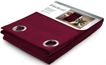 Nakts priekškars AmeliaHome Blackout Wine, 1400x2700 mm