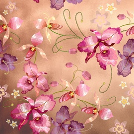 Kile PINK ORCHID NICKEL, 5 m x 450 mm