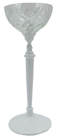Svečturis Home4you Eva Clear/White, 35 cm