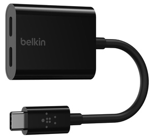 Adapteris Belkin, USB Type-C male, juoda