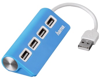 Hama Hub USB 2.0 x4 Blue