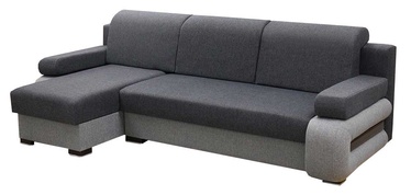 Idzczak Meble Grey Corner Sofa Left Grey/Light Grey