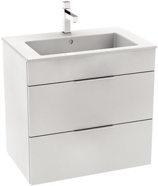 Vannas istabas skapītis Jika Cube with Basin 650x607x430mm White